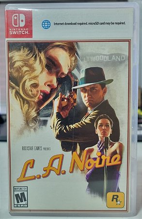 L.A. Noire - Switch (Mídia Física) - Usado