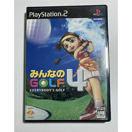 Golf 4, PS2 Japonês Original (Mídia Física) - Usado