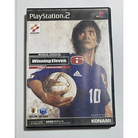 Winning Eleven 6, PS2 Japonês Original (Mídia Física) - Usado