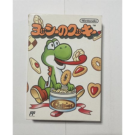 Yoshi No Cookie, Famicom Nintendinho Nes JP, Na Caixa, Original (Usado)
