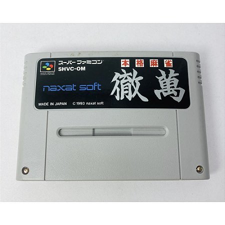 Honkaku Mahjong Tetsuman , Super Famicon, JP, Original (Usado)