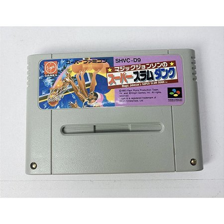 Magic Johnson's Super Slam Dunk, Super Famicom Original (Usado)