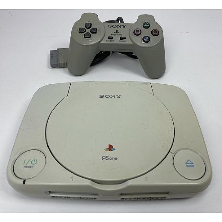 PlayStation 1 Slim, PSONE, Babe, 1 Controle, Modelo SCPH-101, PS1, (Usado)