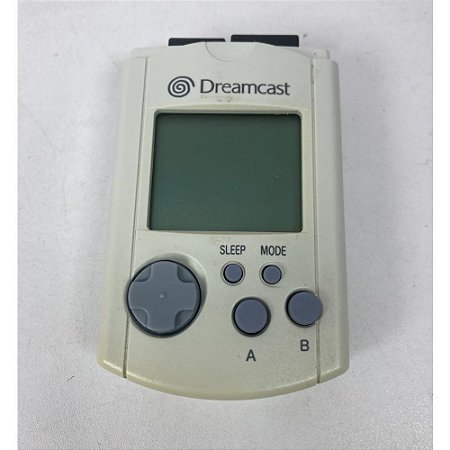 Vmu Memory Card, Branco, Sega Dreamcast, Original (Usado)