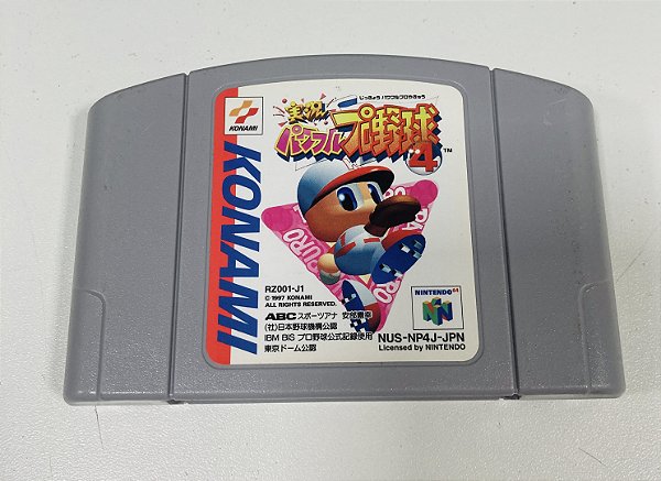 Jikkyou Powerful Yakkyu Pro 4, Nintendo 64, JP, Original (Usado)