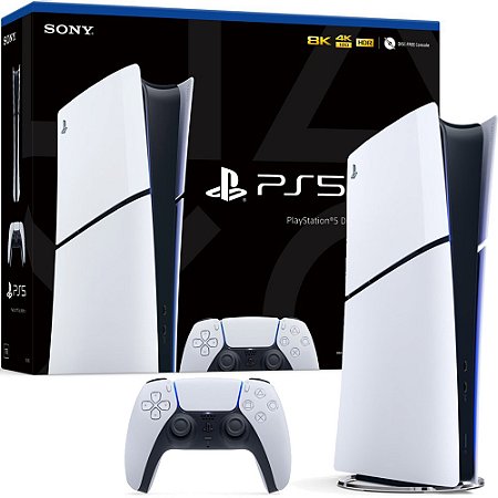 Playstation 5 SLIM, Digital Edition, 1TB SSD, Modelo CFI-2015 (Novo, Lacrado)