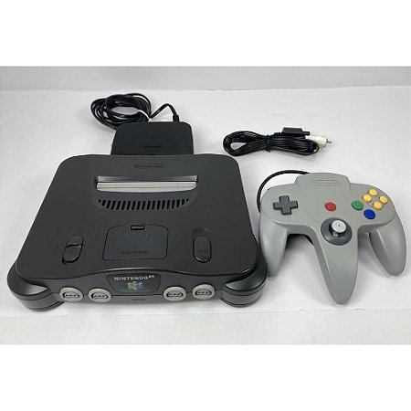 Console Nintendo 64, Com 1 Controle Branco, Original Nintendo (Usado)