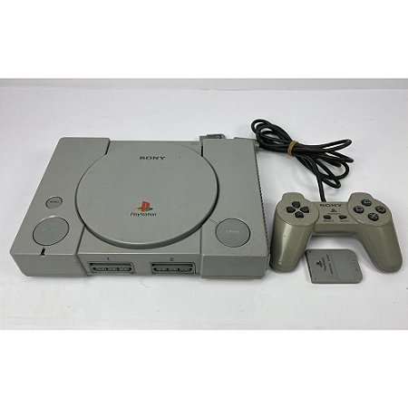 PlayStation 1, Com 1 Controle Original, Modelo SCPH-9001, PS1, (Usado)