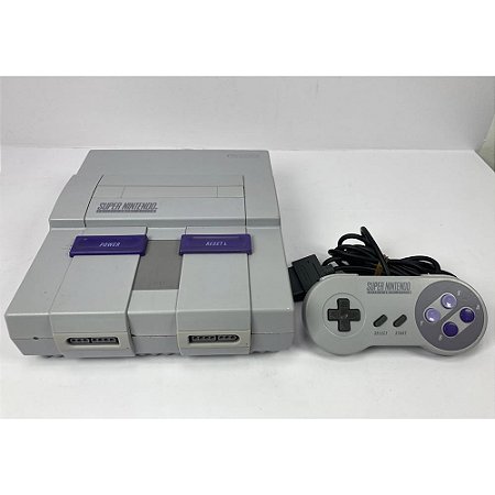 Super Nintendo, Com 1 Controle Original, Nintendo (Usado)