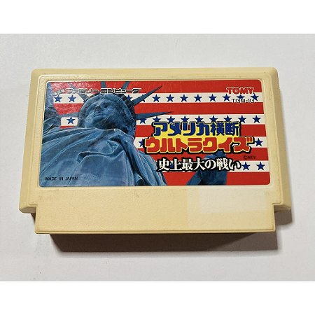 America Oudan Ultra Quiz, Famicom Nintendinho Nes JP Original (Usado)