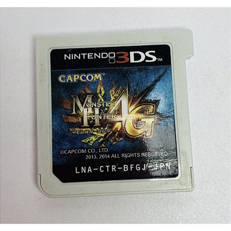 Monster Hunter 4G, Nintendo 3DS Japonês Original (Usado)