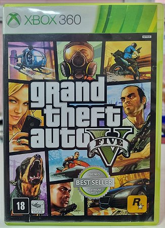GTA V (Grand Theft Auto V) - Xbox 360 (Mídia Física) - USADO