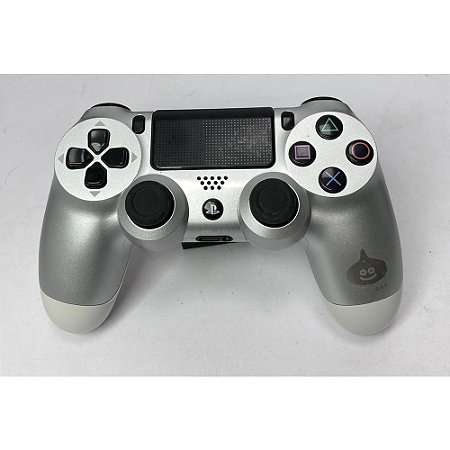 Controle Playstation 4 Edicao Dragon Quest Branco, DualShock 4, Original Sony (Usado)