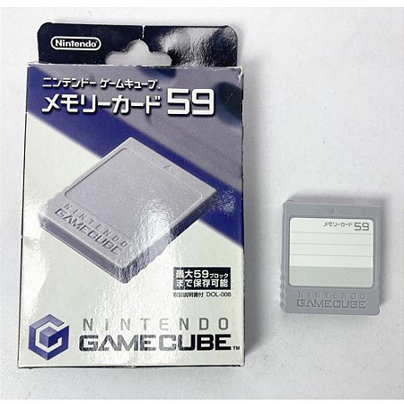 Memory Card Gamecube, Na Caixa, Nintendo, Original (Usado)