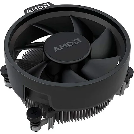 Cooler Para Processador AMD Wraith Stealth, 92mm, Am4, Preto, Original AMD