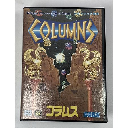 Columns, Mega Drive Genesis Sega Japonês Original (Usado)