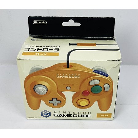 Controle Gamecube Laranja Caixa, Original, Nintendo (Usado)