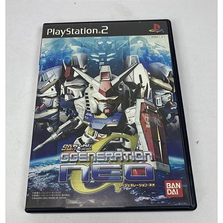 Gundam Generation Neo, PS2 Japonês Original (Mídia Física) - Usado