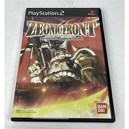 Zeonic Front - Mobile Suit Gundam, PS2 Japonês Original (Mídia Física) - Usado
