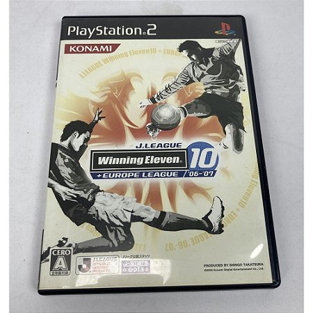 J League Winning Eleven 10, PS2 Japonês Original (Mídia Física) - Usado