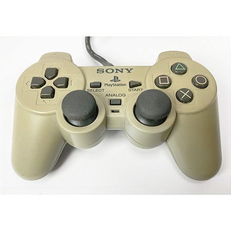 Controle Playstation Dualshock 1, Para PS1 e PS2, Original Sony (Usado)