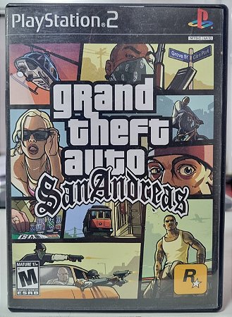 GTA San Andreas (Grand Theft Auto San Andreas) - PS2 (Mídia Física) - USADO
