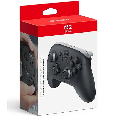 Controle Switch 2, Pro Controller 2, Original Nintendo (Novo, Lacrado)