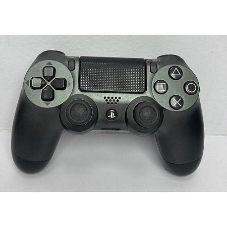 Controle Playstation 4 Steel Black, DualShock 4, Original Sony (Usado)