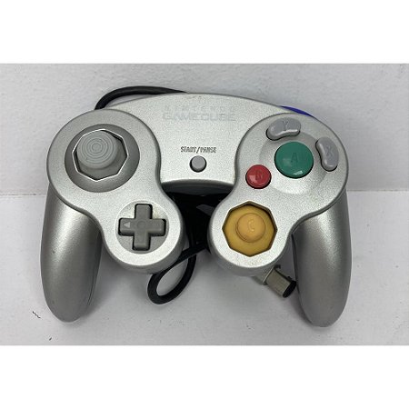 Controle Gamecube Prata, Original, Nintendo (Usado)