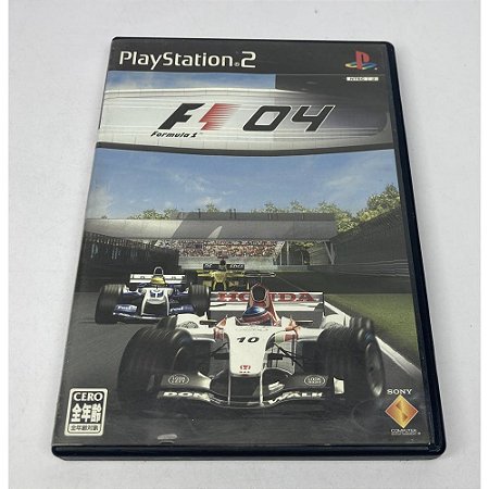 F1 04, PS2 Japonês Original (Mídia Física) - Usado