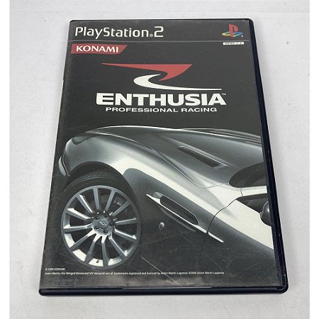Enthusia Professional Racing, PS2 Japonês Original (Mídia Física) - Usado