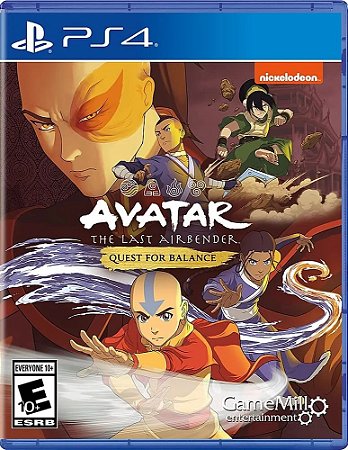 Avatar The Last Airbender Quest For Balance - PS4 (Mídia Física) - Novo, Lacrado
