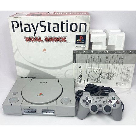 PlayStation 1, Na Caixa Seriado, 1 Controle, Modelo SCPH-7000, PS1, (Usado)