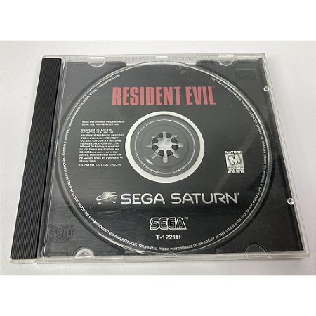 Resident Evil, Saturno, Americano, Original (Mídia Física) - Usado