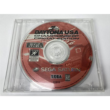 Daytona Usa Championship Circuit Edition, Saturno, Americano, Original (Mídia Física) - Usado