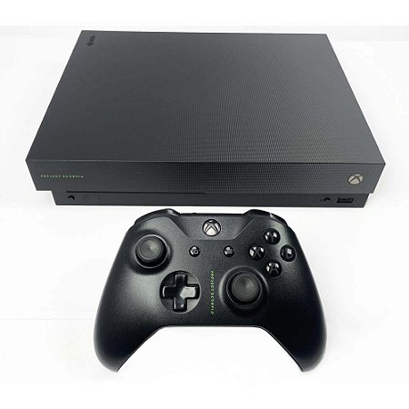 Xbox One X, 1TB, Edição Project Scorpio (Seminovo)