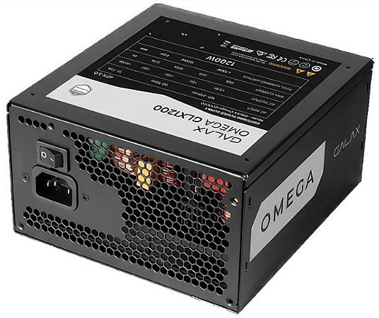 Fonte 1200W, Platinum, ATX 3.0, PCIe 5.0, Full-Modular, Cybenetics, Galax Omega GLX1200