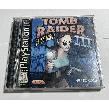 Tomb Raider 3, Original PS1 Americano (Usado)