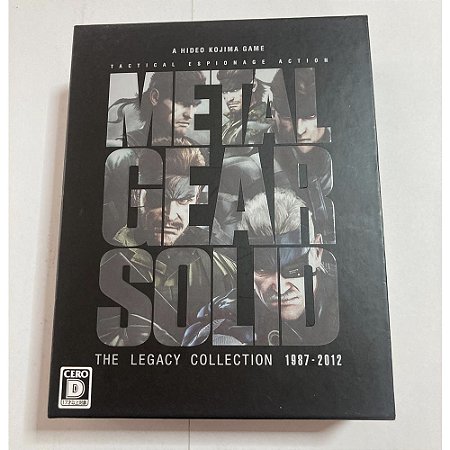 Metal Gear Solid: The Legacy Collection 1987 - 2012, PS3 Japonês Original (Mídia Física) - Usado