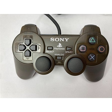 Controle Playstation 2,Transparente, PS2, Original Sony (Usado)