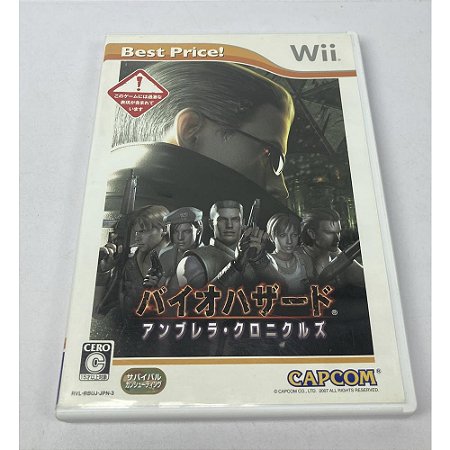 Biohazard Umbrella Chronicles, Wii Japonês Original (Usado)