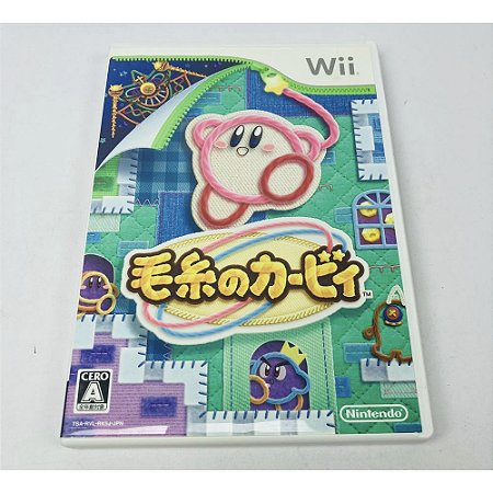 Kirby's Epic Yarn, Wii Japonês Original (Usado)