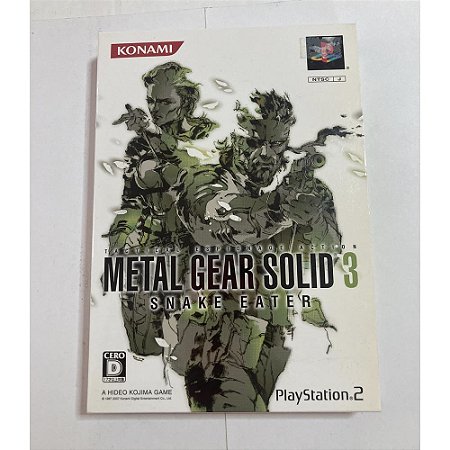 Metal Gear Solid 3: Snake Eater - 20th Anniversary, PS2 Japonês Original (Mídia Física) - Usado