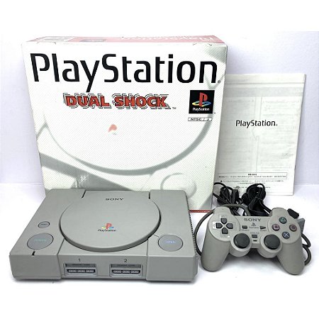 PlayStation 1, Na Caixa Seriado, 1 Controle, Modelo SCPH-7000, PS1, (Usado)