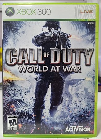 Call Of Duty World At War - Xbox 360 / Xbox One (Mídia Física) - USADO