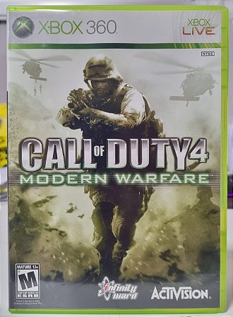 Call Of Duty 4 Modern Warfare - Xbox 360 / Xbox One (Mídia Física) - USADO