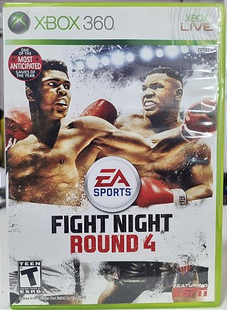 Fight Night Round 4 - Xbox 360 (Mídia Física) - USADO