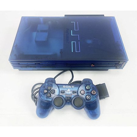 PlayStation 2, Ocean Blue, Modelo SCPH 37000, PS2, (Usado)
