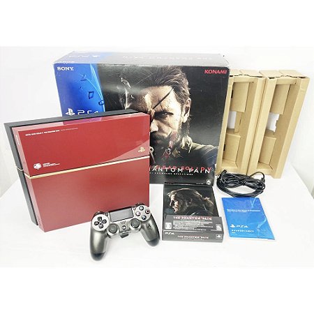Playstation 4, Edição Metal Gear, Na Caixa Seriado, Modelo CUH-1200A, PS4 (Seminovo)