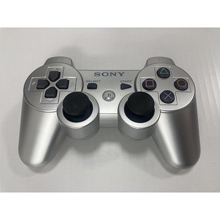 Controle Playstation 3, Prata, DualShock 3, Original Sony (Usado)
